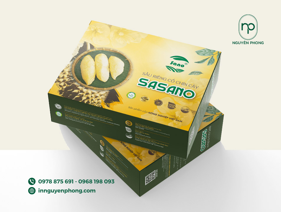 Sầu riêng sấy chín cây